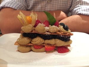 Dessert  at Teresa Carles Cocina Vegetariana in Barcelona