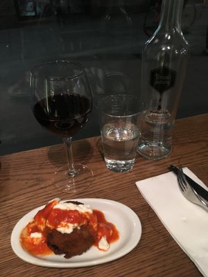 Bomba de Barceloneta  at Teresa Carles Cocina Vegetariana in Barcelona