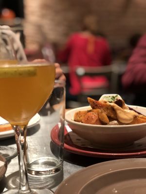 Potato Starter  at Teresa Carles Cocina Vegetariana in Barcelona