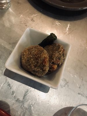 Croquettes  at Teresa Carles Cocina Vegetariana in Barcelona