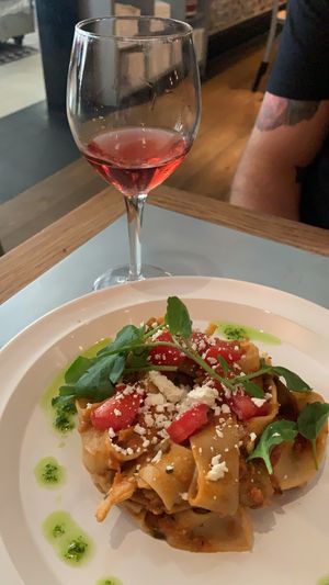 Pasta  at Teresa Carles Cocina Vegetariana in Barcelona