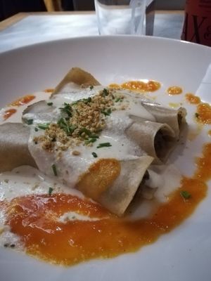 canelones at Teresa Carles Cocina Vegetariana in Barcelona