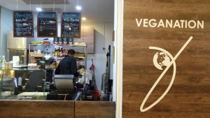 stall front at Veganation in Central Singapore