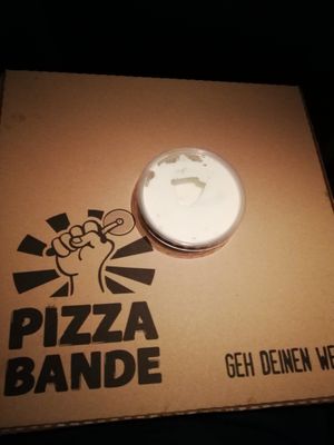Vegane Aioli at Pizza Bande in Hamburg