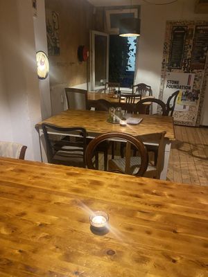 Seating   at Pizza Bande in Hamburg