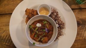 Curry at Anna Loka in Cardiff