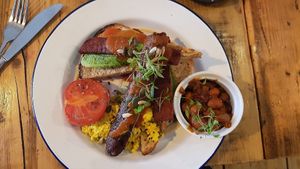 Cali breakfast at Anna Loka in Cardiff