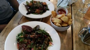 Delicious food at Anna Loka in Cardiff