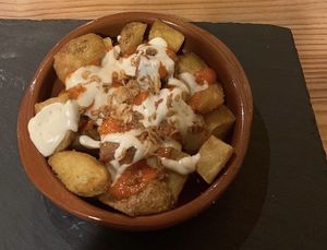 patatras bravas   at Anna Loka in Cardiff