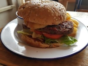 Anna Loka burger at Anna Loka in Cardiff