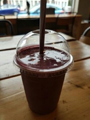 Milk shake at Anna Loka in Cardiff