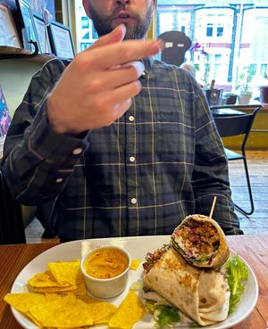 Doner wrap  at Anna Loka in Cardiff