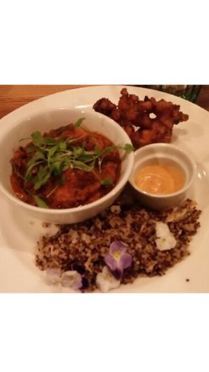 Curry at Anna Loka in Cardiff