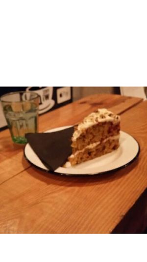 Apple, Beetroot & Ginger cake at Anna Loka in Cardiff