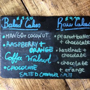 Dessert menu at Anna Loka in Cardiff