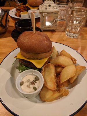 Rodeo Burger at Anna Loka in Cardiff