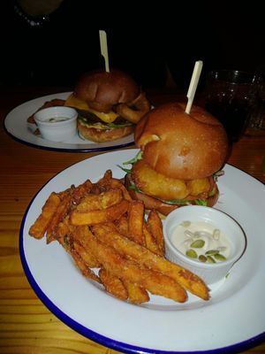 Amazing burgers at Anna Loka in Cardiff