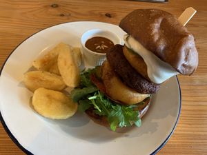 Ultimate burger at Anna Loka in Cardiff