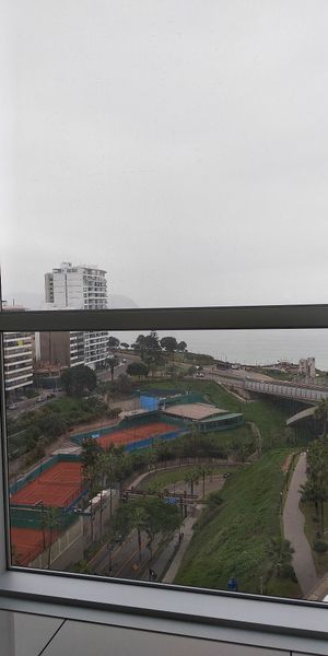 View from my armchair at Comedor de la Clinica Good Hope in Lima