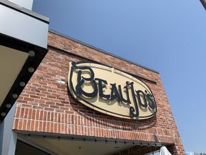 Restaurant sign at Beau Jo's in Fort Collins