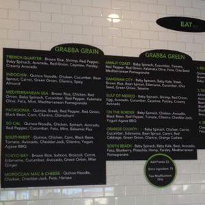 menu 1 at grabbagreen - North in Scottsdale