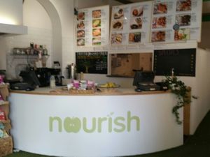 counter at Nourish - Pinstone St in Sheffield