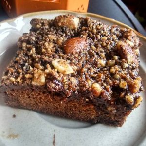 Amazing brownie  at Blue Apples in Halifax