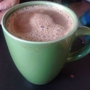 Hot cacao at Blue Apples in Halifax