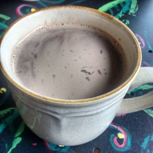 Hot cacoa at Blue Apples in Halifax