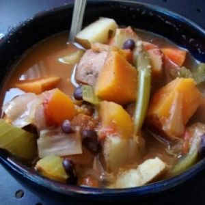 veggie soup at Blue Apples in Halifax