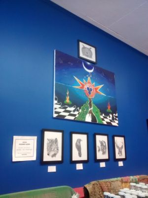 Artwork at Blue Apples in Halifax