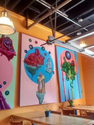 Art at Blue Apples in Halifax