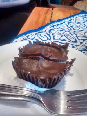 Pb mousse cup at Blue Apples in Halifax