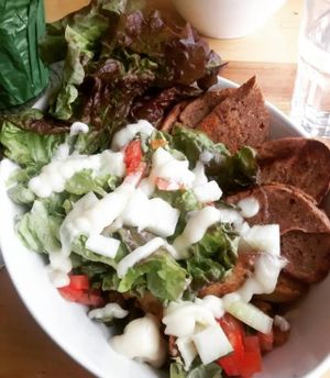 Donair bowl at Blue Apples in Halifax