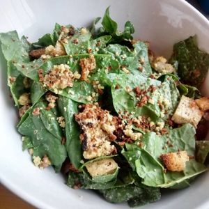 Seitan ceasar  at Blue Apples in Halifax