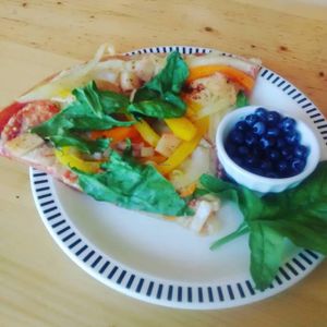 Pizza at Blue Apples in Halifax