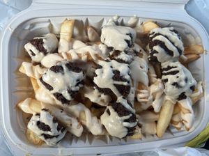 Falafel Fries  at Lawadessa in West Bridgewater