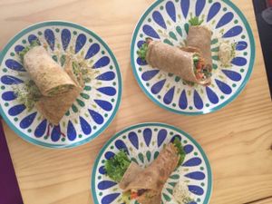 wraps at La Chakra in Lima