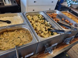 Lunch buffet at Legume in Uppsala