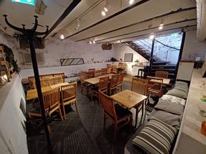 Interior, downstairs at Legume in Uppsala