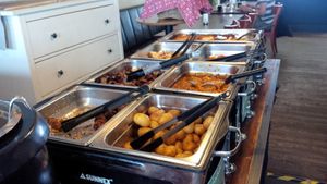 buffet at Legume in Uppsala