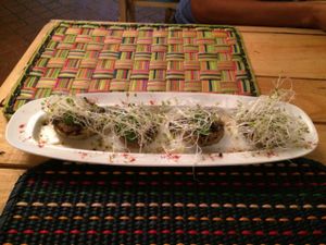 Alcachofas a la plancha at El Jardín de Jazmín in Lima