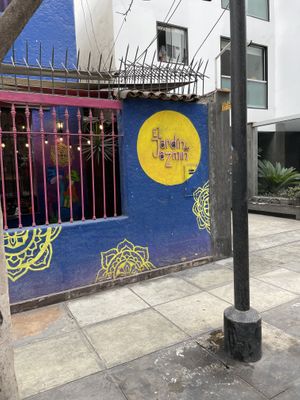 Outside  at El Jardín de Jazmín in Lima