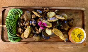 Champipapas especial  at El Jardín de Jazmín in Lima