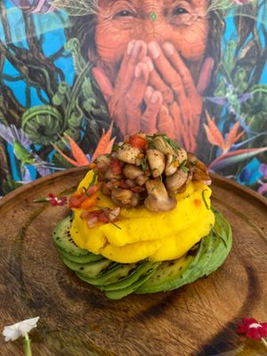 Causa al wok at El Jardín de Jazmín in Lima