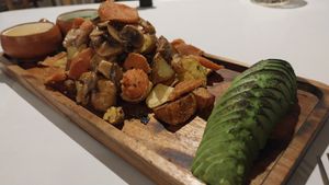 Champipapas special at El Jardín de Jazmín in Lima