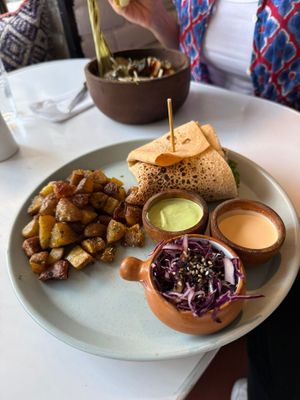 Wild burger  at El Jardín de Jazmín in Lima