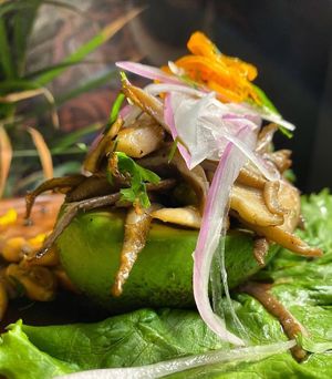 Amazing food at El Jardín de Jazmín in Lima