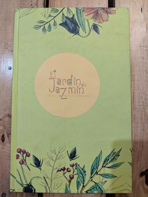 Menu at El Jardín de Jazmín in Lima