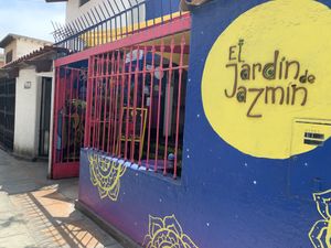 Outside at El Jardín de Jazmín in Lima